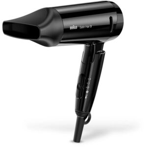 Tharese të Flokve Braun Satin Hair 3 HD 350 / Style & Go Hair Dryer - Zezë