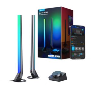 Dritat e mençura Govee Gaming Smart Light Bars / RGBIC LED / Sync me Muzikë & Ekran / Set 2 Copë