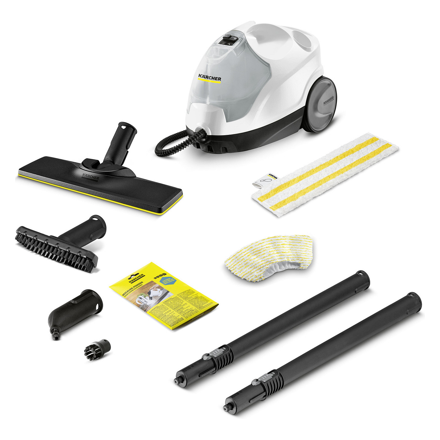 Pastrues me avull Kärcher SC 4 EasyFix Cylinder Steam Cleaner - Bardhë / Verdhë