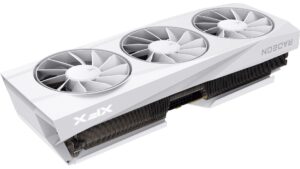 RX 9070 XT 16GB XFX Quicksilver Gaming GDDR6 3 Fan white