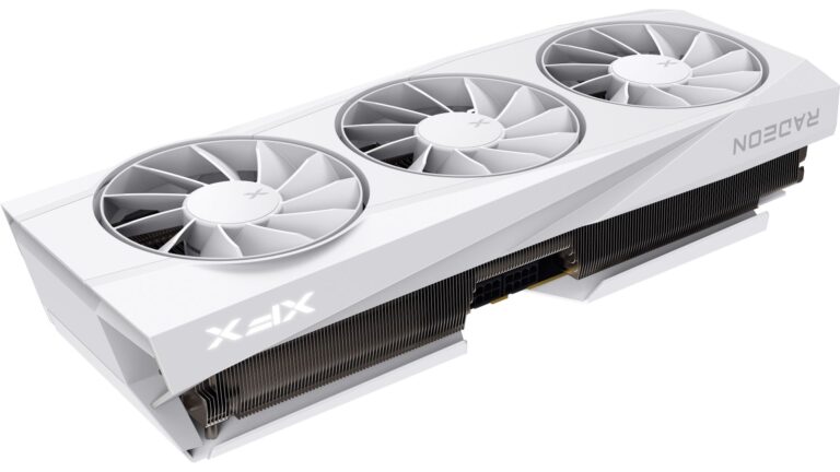RX 9070 XT 16GB XFX Quicksilver Gaming GDDR6 3 Fan white