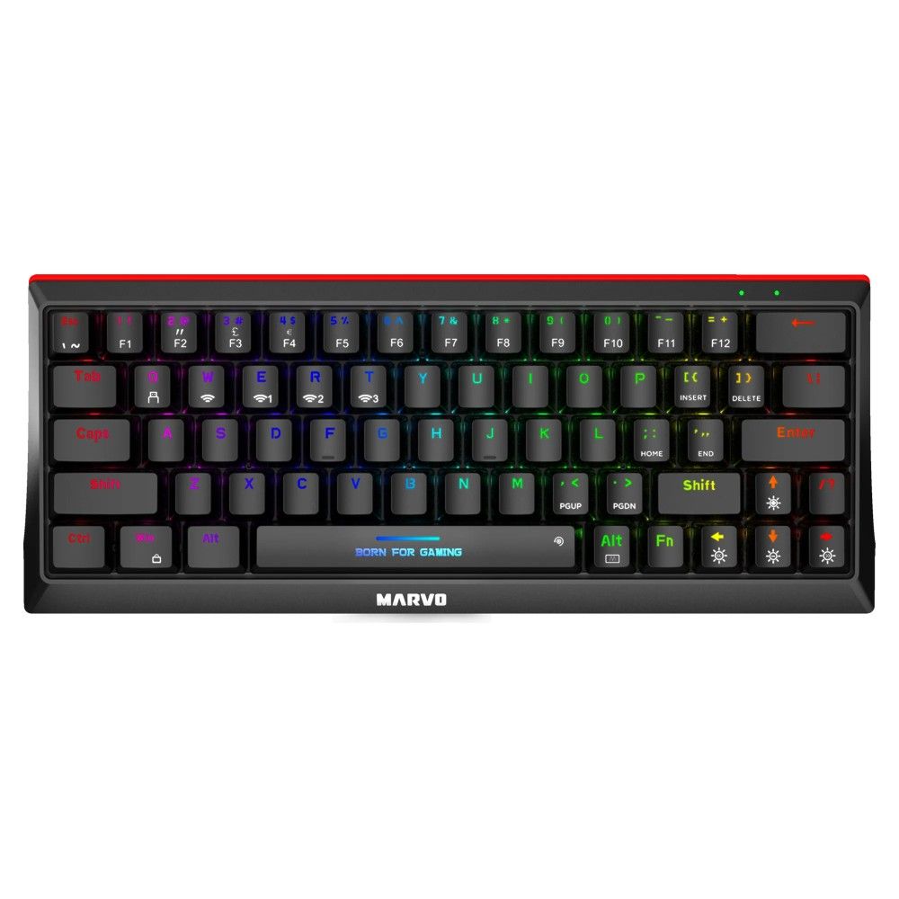 Tastierë Gaming MARVO KG962W Wireless - Zezë
