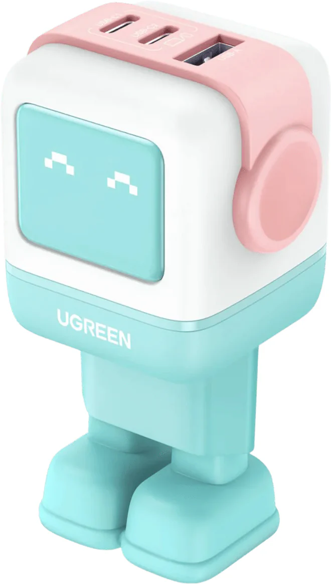 Adapter UGREEN Uno RG 65W me 3-port GaN - Rozë-Blu