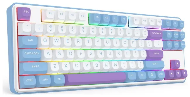 Tastierë Gaming Redragon K707WBP-RGB-PRO StarBlade / Wired & Wireless / US Language – Bardhë - Figura 4