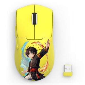 Maus Gaming Redragon M918‑AKB‑PRO / K1NG PRO MAX 1K – Verdhë 8