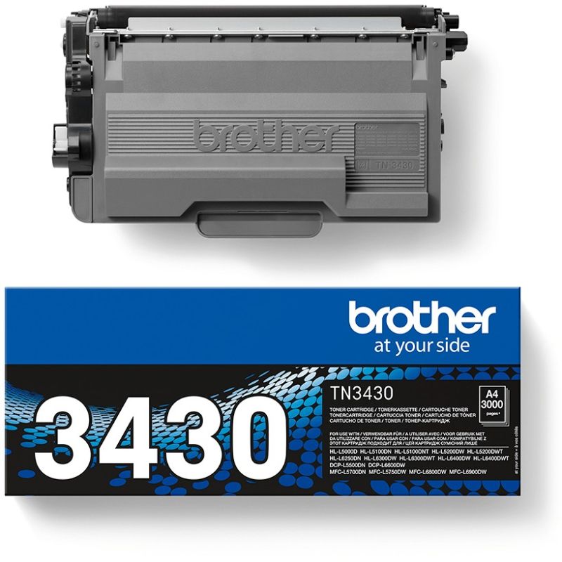 Toner Brother Original Cartridge TN-3430 / Up to 3,000 Pages (ISO/IEC 19752) - Zezë - Figura 3