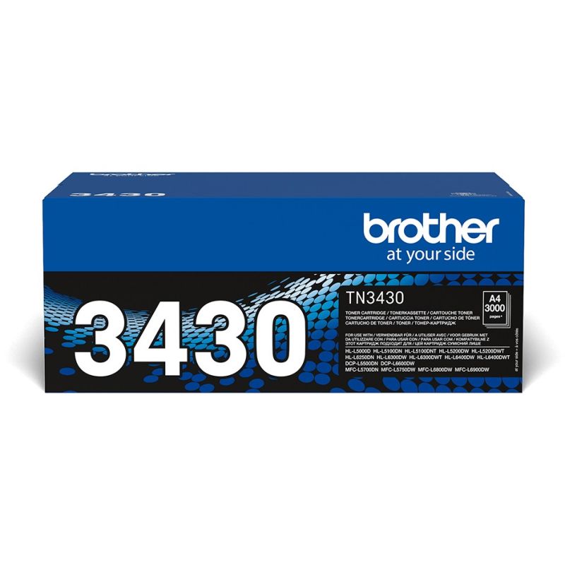 Toner Brother Original Cartridge TN-3430 / Up to 3,000 Pages (ISO/IEC 19752) - Zezë