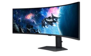 Monitor Gaming Samsung Odyssey G9 G95C LS49CG950EUXEN / 49''/ DQHD VA Curved / 240Hz / 1ms / HDMI+DP -Zezë