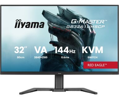 Monitor Gaming IIYAMA G-MASTER GB3261UHSCP / 31.5"/ 4K UHD VA / 144Hz / 0.6ms / HDMI+DP+USB C - Zezë