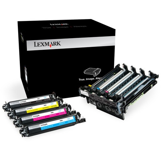 Drum LEXMARK Original Imaging Kit for CS/CX310, CS/CX410, CS/CX510 / CMYK / Up to 40,000 Pages - Blu / Rozë / Verdhë / Zezë