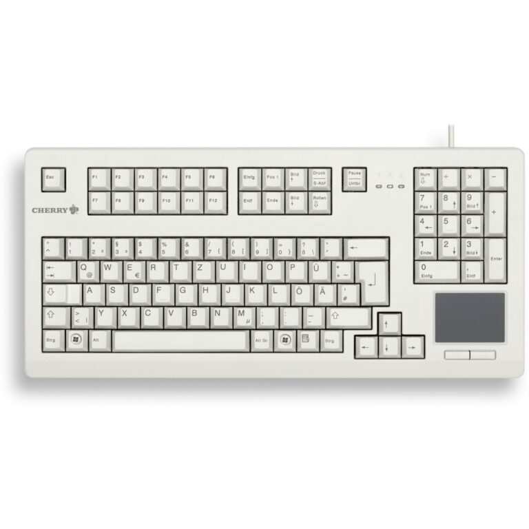 Tastierë me kabllo Cherry G80-11900LUMDE-0 TouchBoard / QWERTZ Gjerman - Bardhë