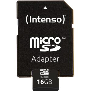 Kartë Memorie SD CARD Dig Z TF SDHC Intenso 16GB inkl.Adapter