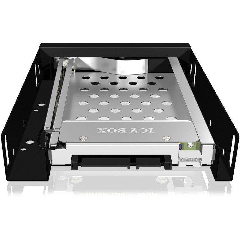Aksesorë për disqe Hot-Swap Frame: 1× 2.5" SATA to 1× SATA host, trayless design, for 3.5" drive bay – ICY BOX - Figura 3