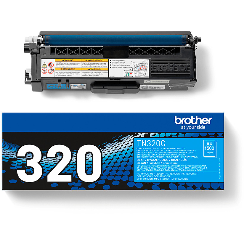 Toner Brother TN‑320C / DCP‑9055CDN / MFC‑9460CDN / MFC‑9465CDN - Blu - Figura 4