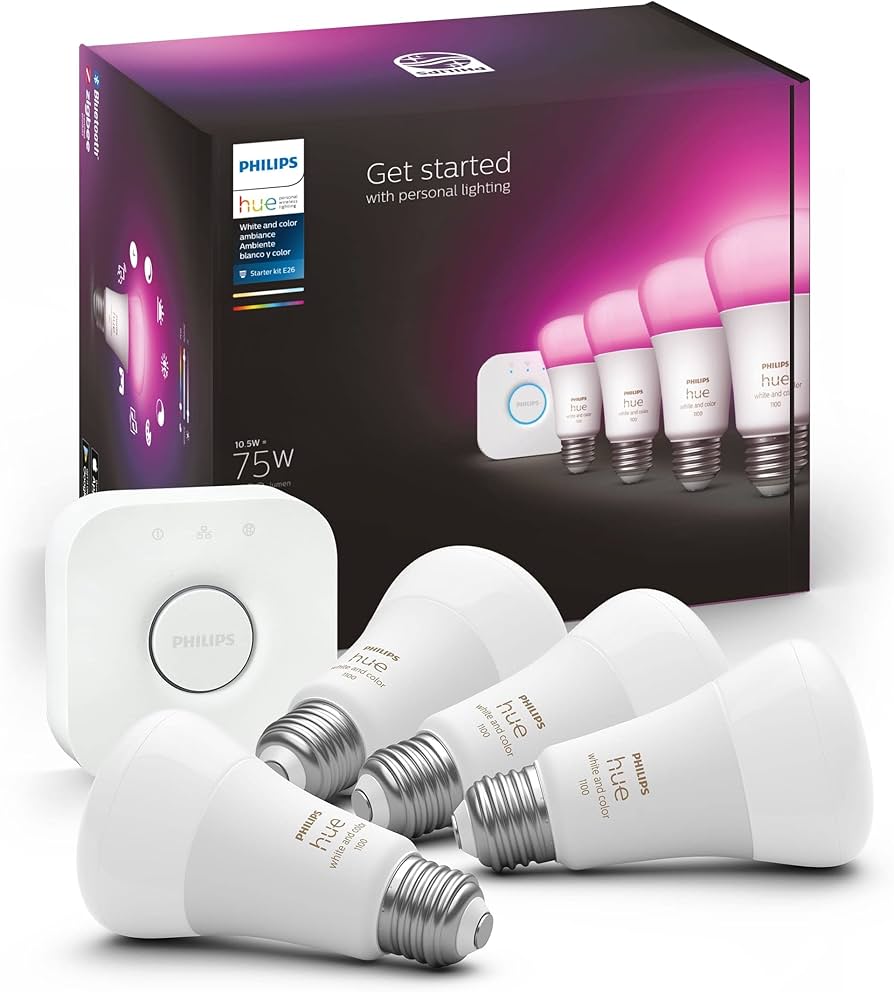 Dritat e mençura Philips Hue White and Color Ambiance E27 LED Bulb Single Pack / Equivalent to 75W