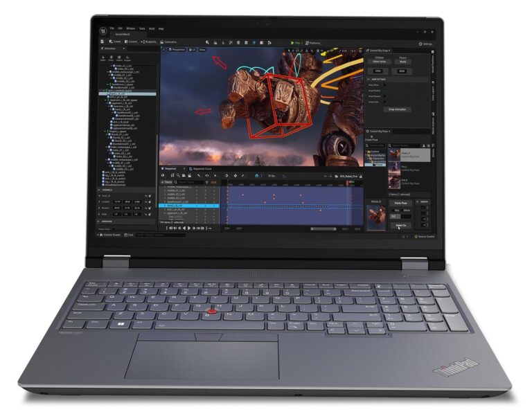 Laptop Lenovo Thinkpad P16 Gen 2 Mobile Workstation 16" Wqxga Pro Ir Webcam Nvidia® Storm / Core™ i9-13950HX / 1TB / 32GB / RTX A2000 ADA 8GB / 2560x1600 / Grey