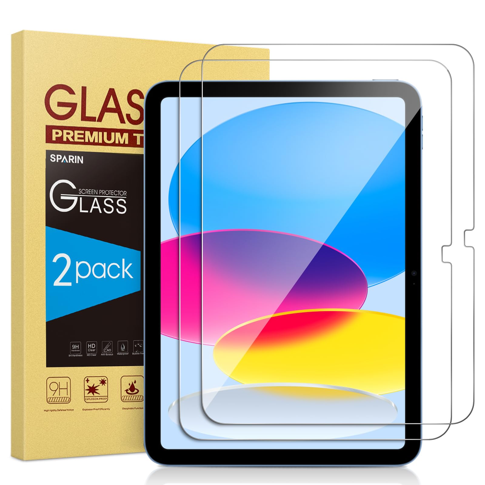 Clear Tempered Glass for Apple iPad 11" (A16) / iPad 10.9" (10th Gen)