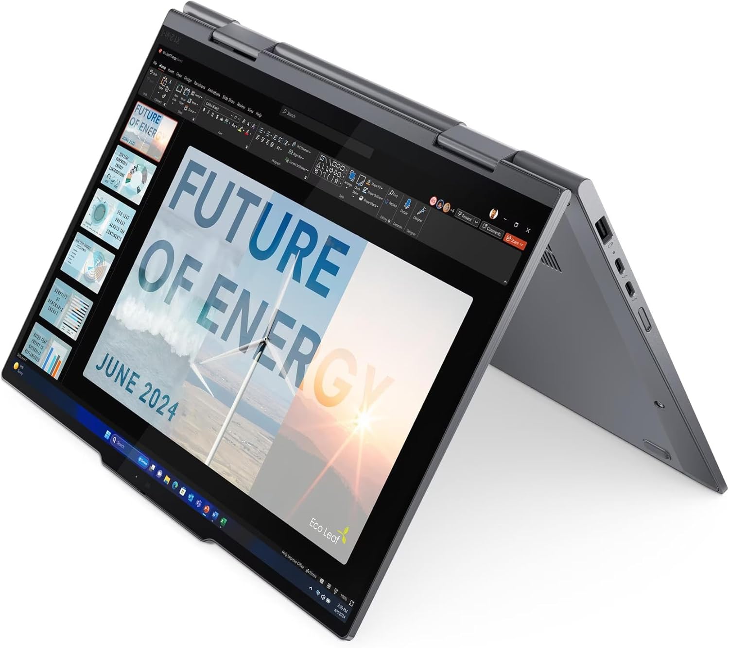 Laptop Lenovo ThinkPad X1 2-in-1 G9 / Ultra 5 135U / 32GB LPDDR5x / 512GB / 14″ WUXGA IPS Touch 60Hz / Intel Graphics – Gri 5