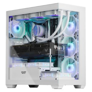 Kompjuter Gaming ICE SERIES 8 / Ryzen 7 9800X3D / 32GB DDR5 / 1TB / RTX 5070 12GB / Case Darkflash - e bardhë