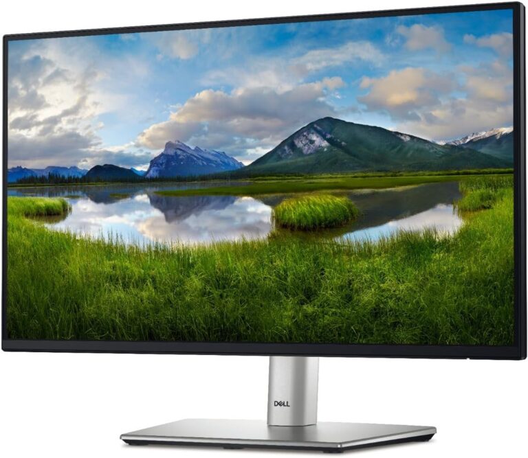 Monitor Dell P2422H / 23.8" Full HD 60Hz 5ms IPS / DisplayPort VGA HDMI USB 3.2 / e zezë dhe hiri