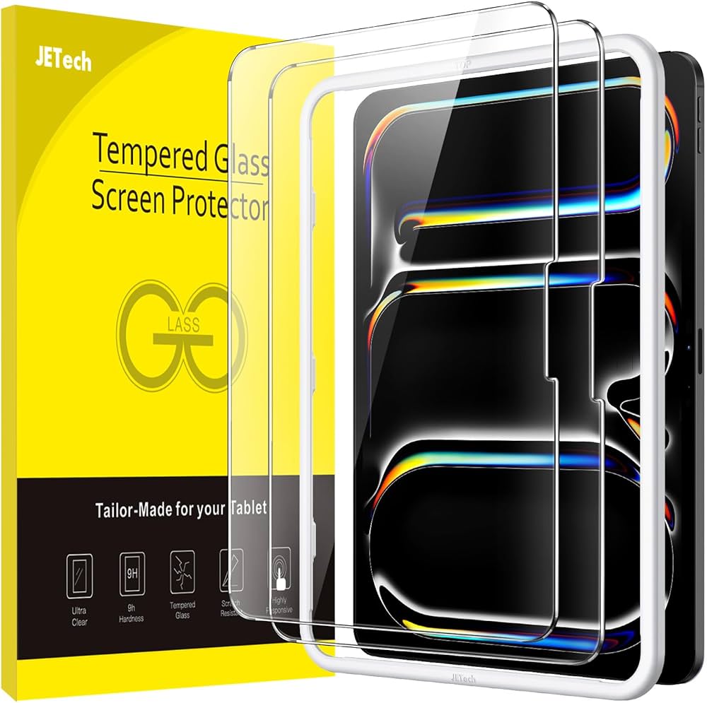 Clear Tempered Glass Screen Protector for iPad Pro 13"
