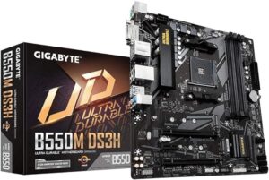 Motherboard Gigabyte B550M DS3H / AM4 / Micro ATX