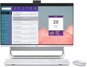 AIO Dell Inspiron 7700 / i7-1165G7 / 12GB / 1TB + 256GB / 27 Inch Full HD TouchScreen / I bardhë