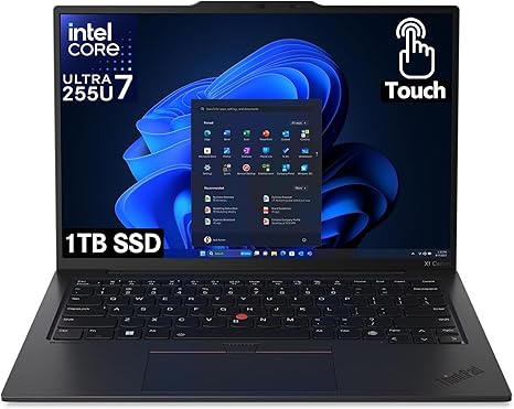 Laptop Lenovo ThinkPad X1 Carbon Gen 13 Aura Edition / Core Ultra 7 255U / 32GB LPDDR5x / 1TB / 14" WUXGA Touch - Black