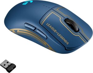Maus Gaming 9 Logitech G PRO League of Legends Edition / Optik / Wireless / 8 butona programueshëm / Deri 25.600 DPI / I kaltër