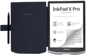 Aksesorë për tablet PocketBook Shell Cover për InkPad X – Blu e mbyllur