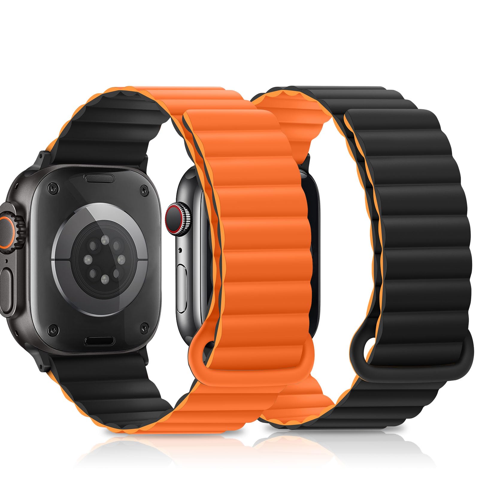 Premium Pro Band for Apple Watch 38/40/41/42mm (Series 10) – Portokalli / Zezë - Figura 2