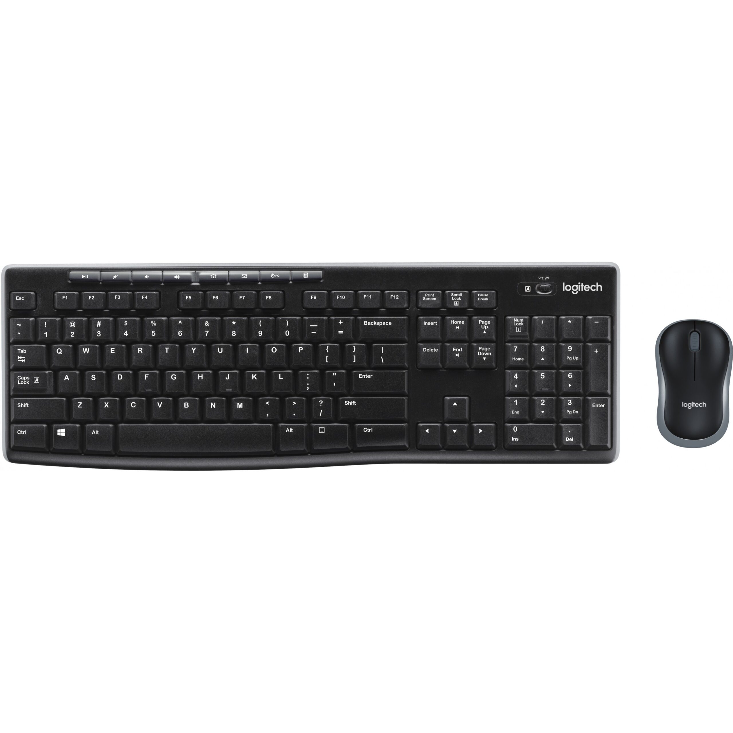 Combo (Tastierë & Maus) Logitech MK270 Wireless (Spanish Layout) - Zezë - Figura 2