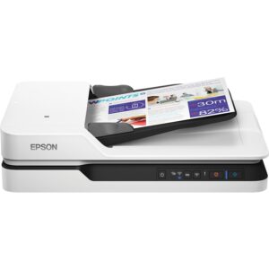 Skaner Epson WorkForce DS-1660W A4 Document Scanner with ADF Flatbed Wi-Fi - Bardhë