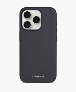 Aksesorë për telefon Vonmählen Eco Silicone Case për Apple iPhone 15 Pro Max - Zezë