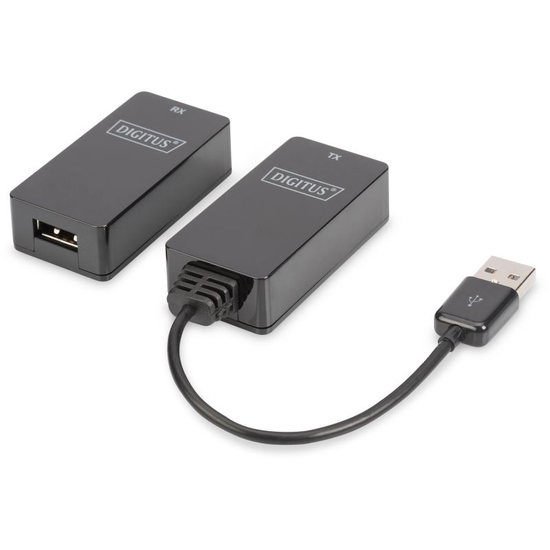 Extender USB 1.1 / CAT5‑5e‑6 / 45 m / DIGITUS