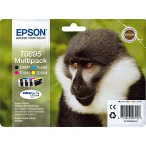 INK / Epson / T0895 / 4er Multipack – Blu-Rozë-Verdhë-Zezë