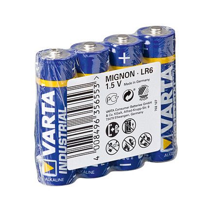 Bateri Varta Industrial Pro AA LR6 1.5V / 4-Pack