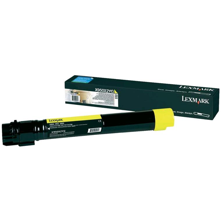 Toner Lexmark X950X2YG – Verdhë