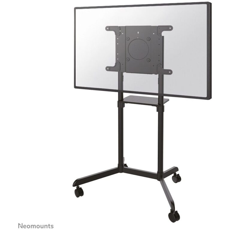 Mbajtëse për TV Neomounts NS-M1250BLACK Mobile Floor Stand for Flat Screen TVs up to 70″ (178 cm), 70 kg
