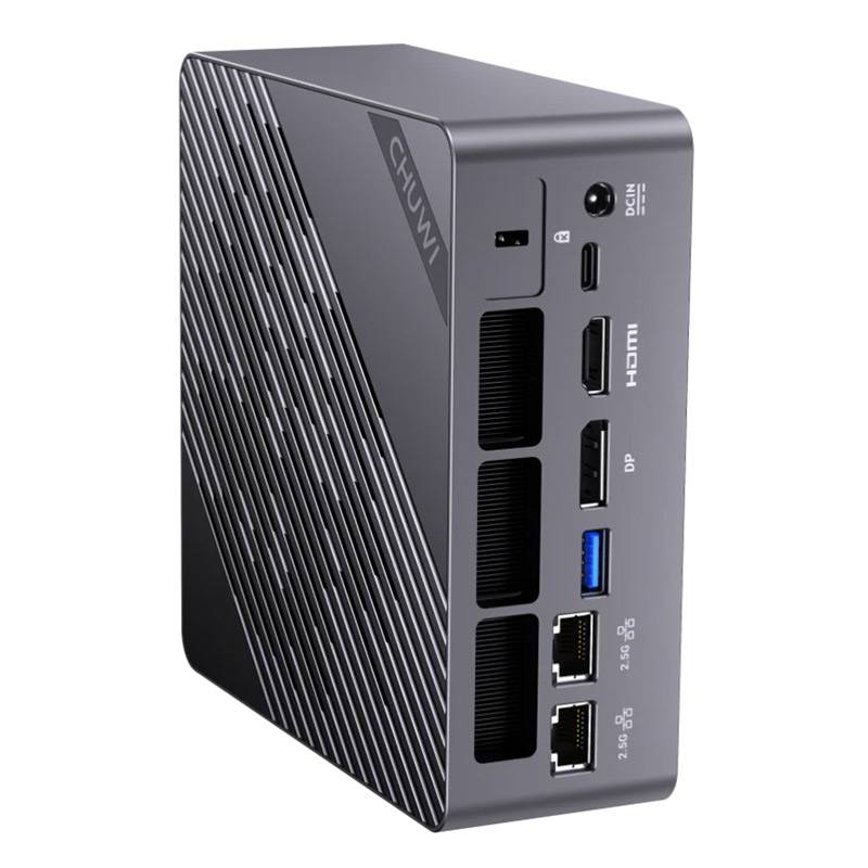 Mini Kompjuter Chuwi AuBox-P / Ryzen AI 9 365 / 32GB / 1TB / AMD Radeon 880M – Gri e mbyllur 4