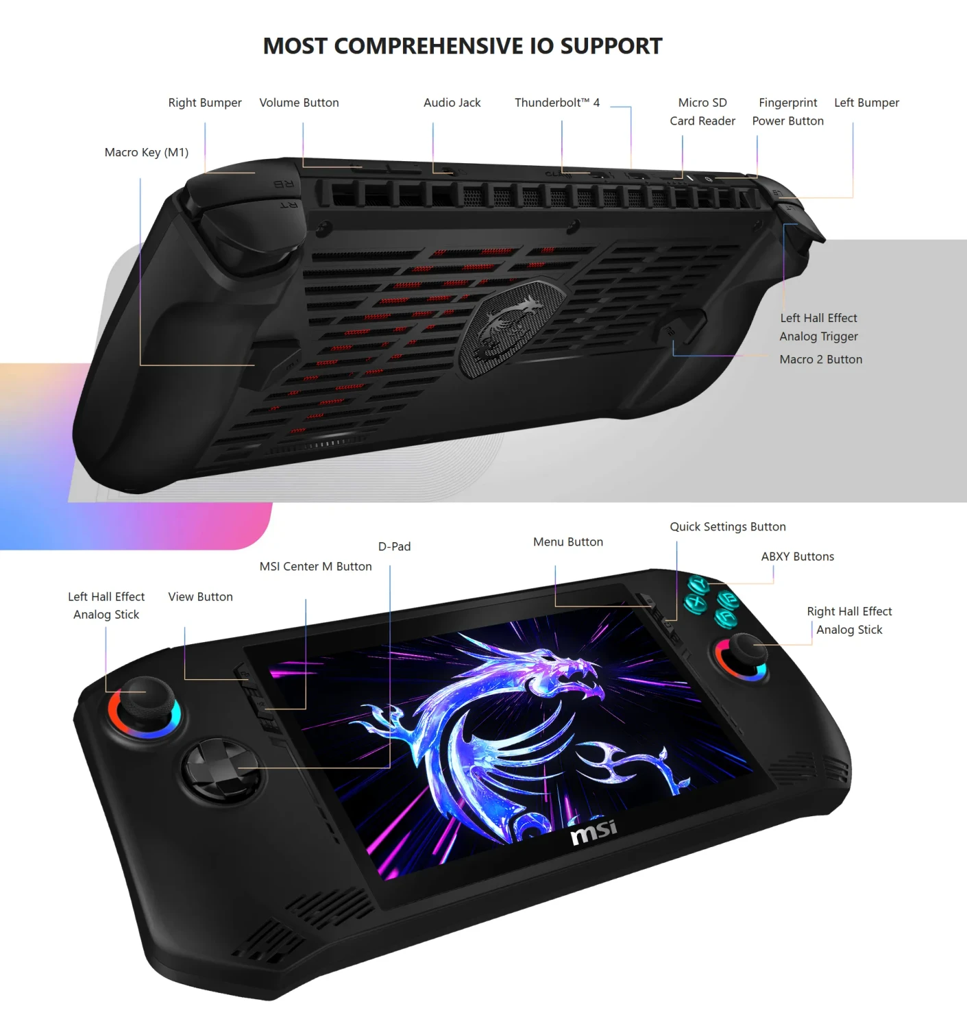 Windows Konzolë Claw 7 AI+ A2VM-028 CU7 / 258V / 32GB / 512GB / Intel Arc 140V / W11 Home - Figura 3
