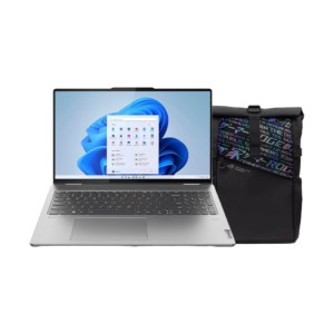 Laptop Lenovo YOGA 7 16IAP7 2-in-1 / i5-1240P / 8GB / 256GB / 16 Inch WQXGA TouchScreen / Gray + Çantë për Laptop Asus ROG BP4701 / B53-106 / 18 Inch / Polyester / Water-Repellent / 46×30.5×13.5 cm / E zezë