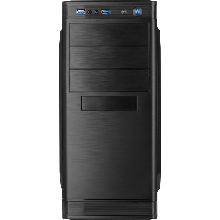 Kasë Inter-Tech IT-5905 Midi Tower - Zezë - Figura 2