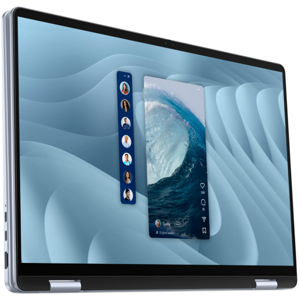 Laptop Dell 16 Plus DB06250-7144BLU 2-in-1 / Core Ultra 7 256V / 16GB LPDDR5X / 1TB / 16" WUXGA WVA 60Hz Touch / Intel Arc Graphics 140V - Ice Blue - Figura 3