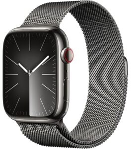 Apple Watch S9 Stainless Steel Cellular 41mm Graphite (Graphite Milanese)