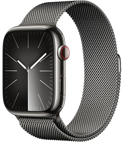 Apple Watch S9 Stainless Steel Cellular 41mm Graphite (Graphite Milanese)