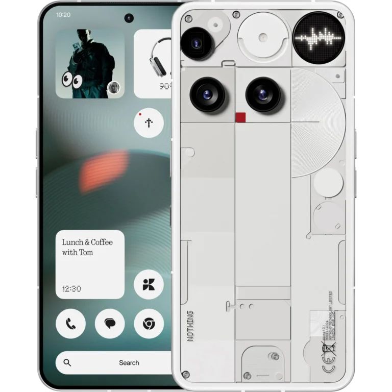 Nothing Phone 3 / Snapdragon 8s / 6.6 Inch 120Hz / 12GB / 256GB / 5G / 50MP / I bardhë