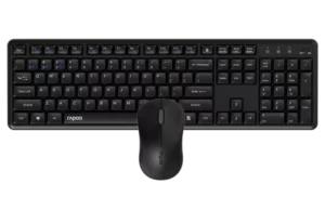 Combo (Tastierë & Maus) Rapoo 8150M Silent / Wireless / QWERTZ / German Language - Zezë