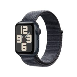 Apple Watch SE (2024) GPS 40mm Midnight Aluminium Case with Sport Loop - Midnight