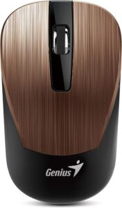 Maus Genius NX-7015 / Wireless 2.4 GHz / 800-1200-1600 DPI / I kaftë dhe I zi